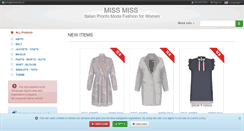 Desktop Screenshot of missmissb2b.com